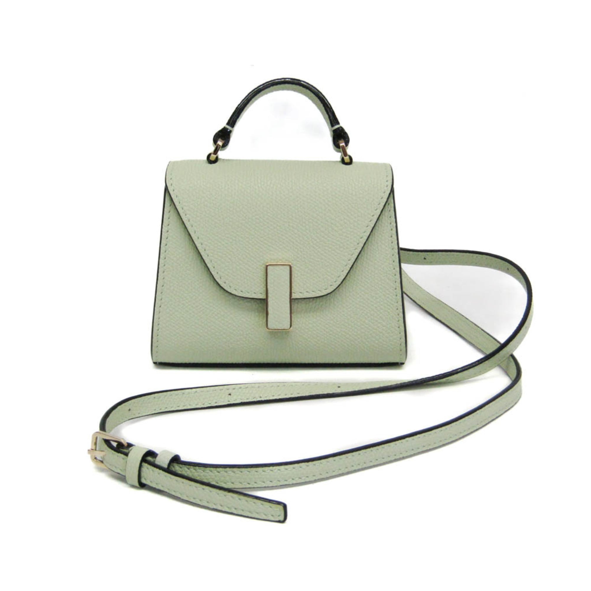 Valextra ISIDE BELT SGES0061028LOCPL99 Women's Leather Fanny Pack,Shoulder Bag Light Green — Like New