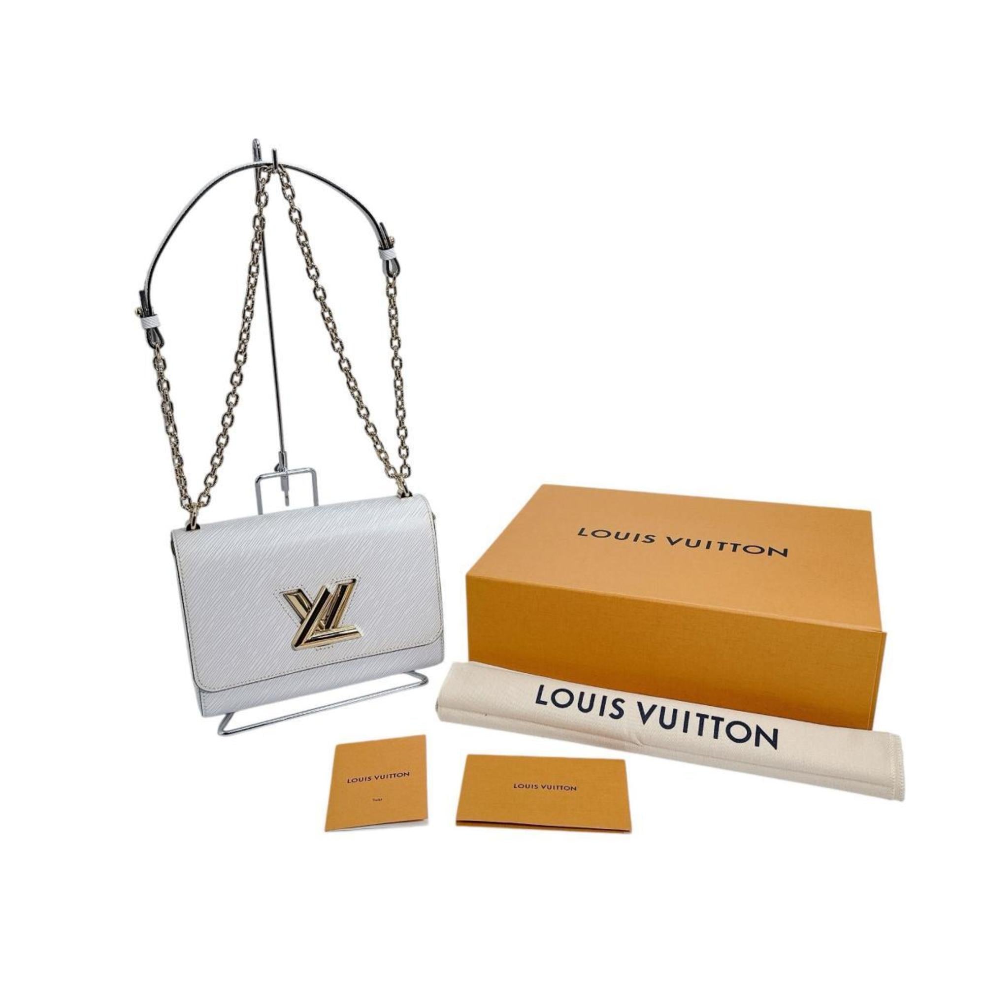 Louis Vuitton Twist MM Shoulder Bag in Epi Leather and Blanc M55513 White — New - Store Return