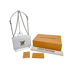 Louis Vuitton Twist MM Shoulder Bag in Epi Leather and Blanc M55513 White — New - Store Return