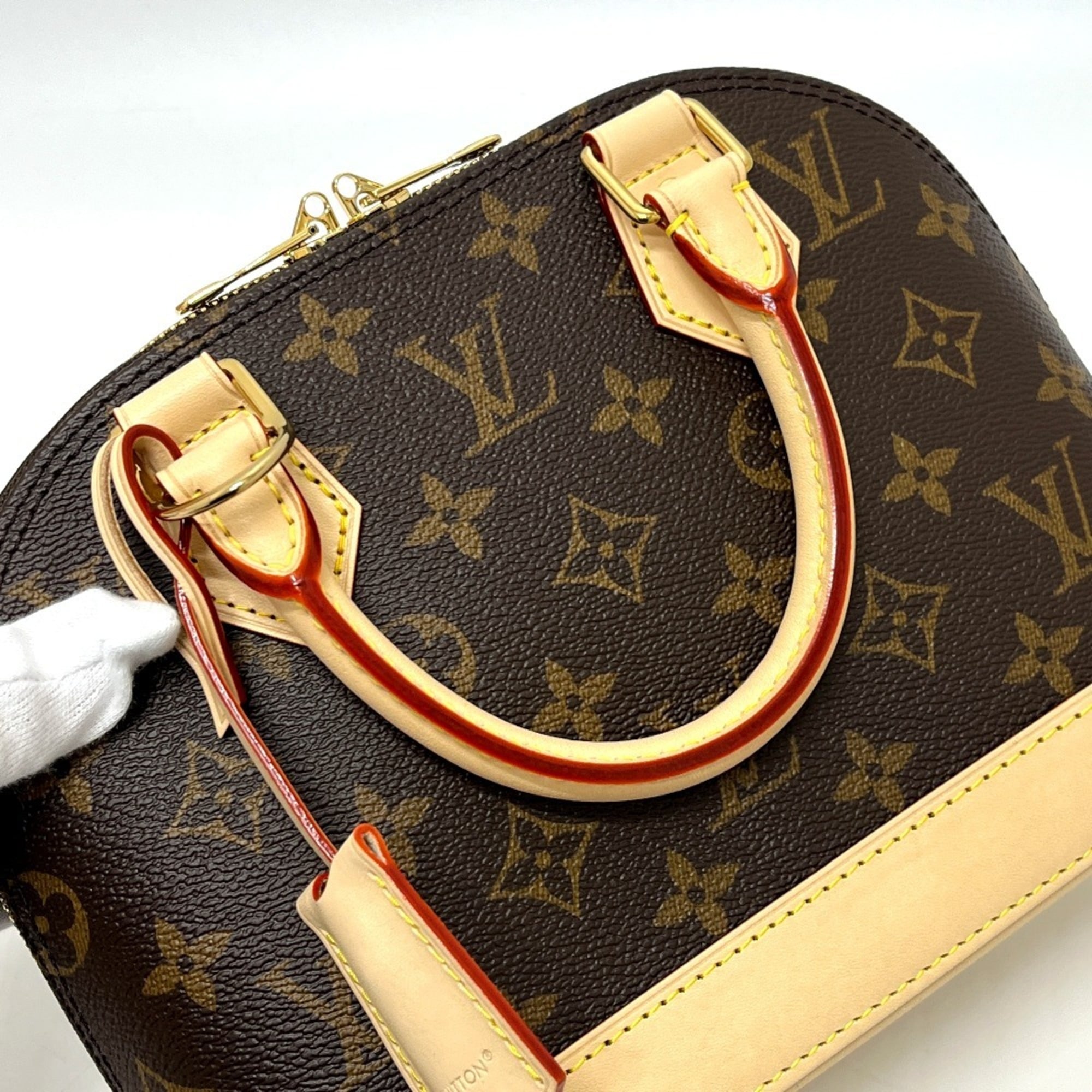 LOUIS VUITTON M46990 Alma BB 2-Way Bag, Handbag, Monogram Canvas, Women's, Brown — New - Store Return