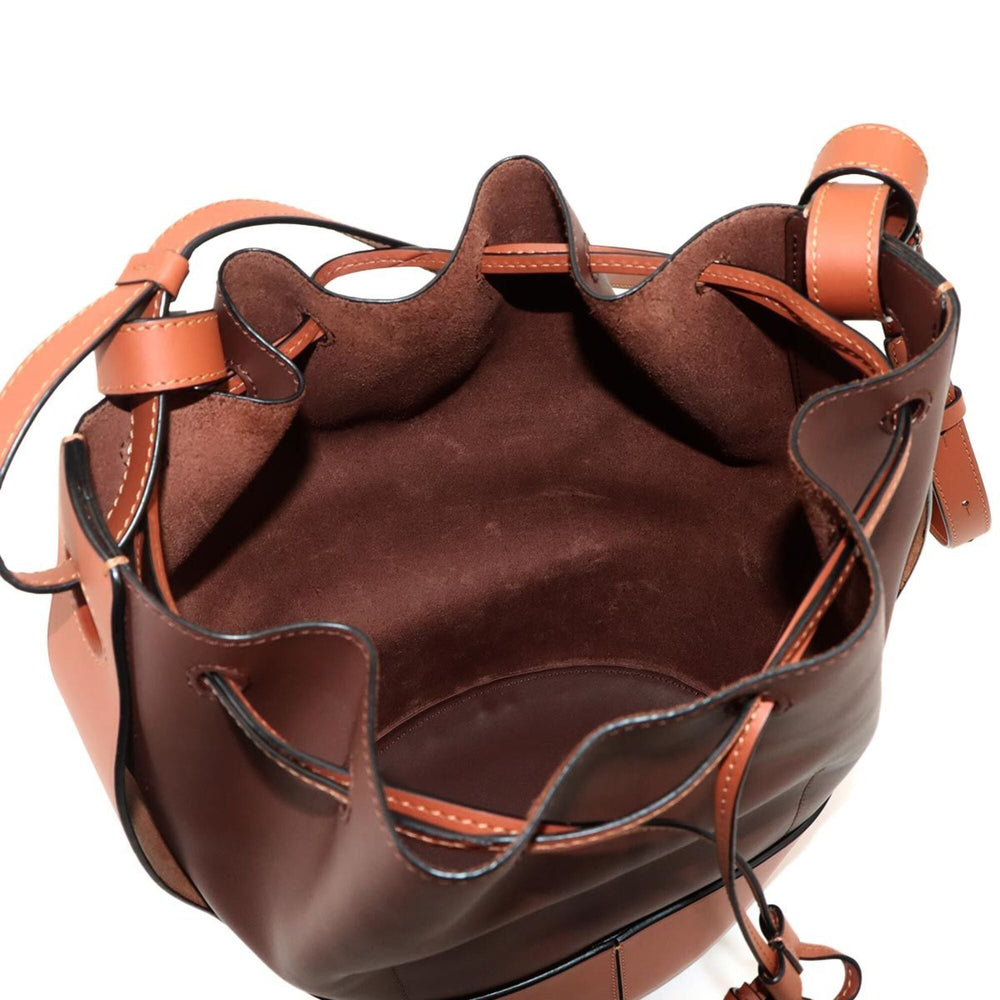 Loewe Balloon Medium 2-way Hand/Shoulder Handbag, Leather, Brown — Like New