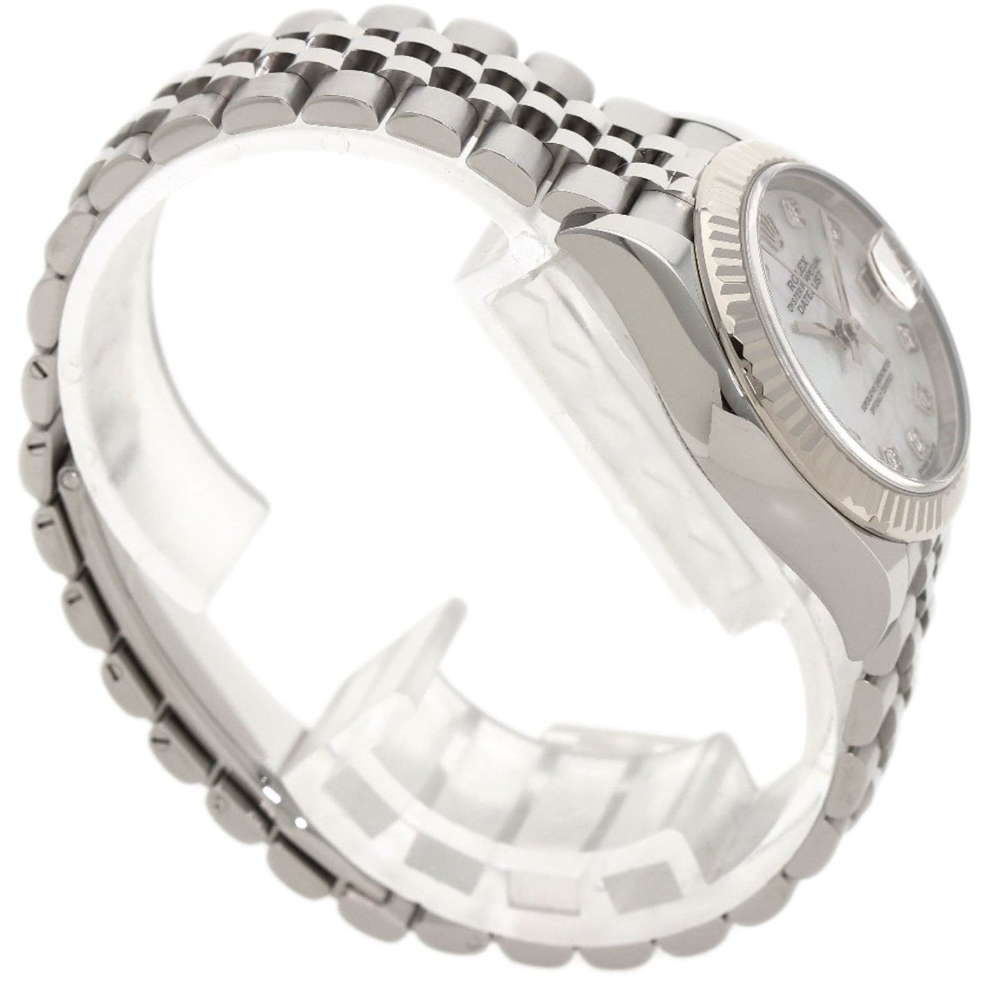 Rolex 279174NG Datejust 10-Piece Diamond Watch in Stainless Steel/SS/18K White Gold for Women