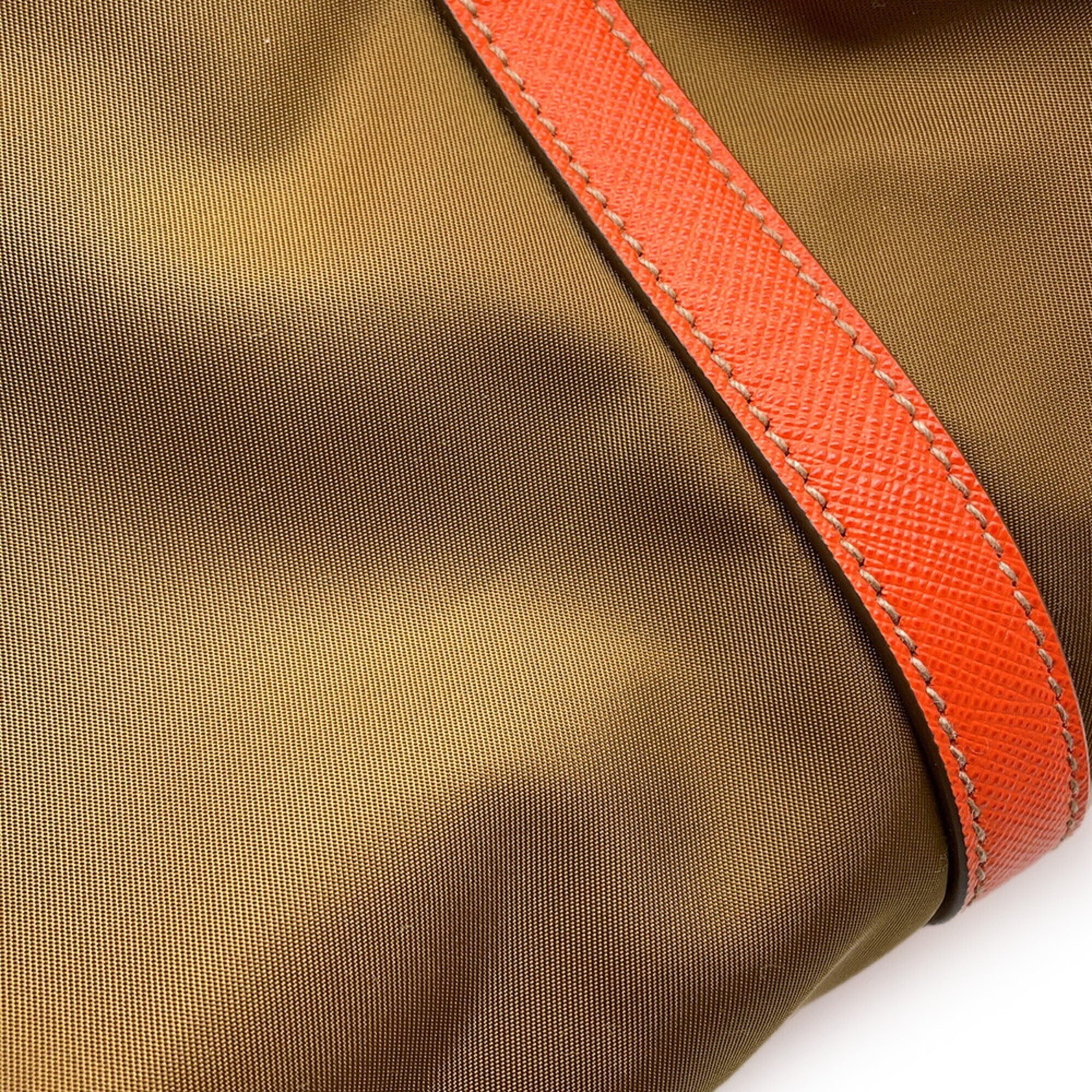 Prada Triangle Handbag, Nylon Leather, PRADA 2-way Shoulder Bag — Like New