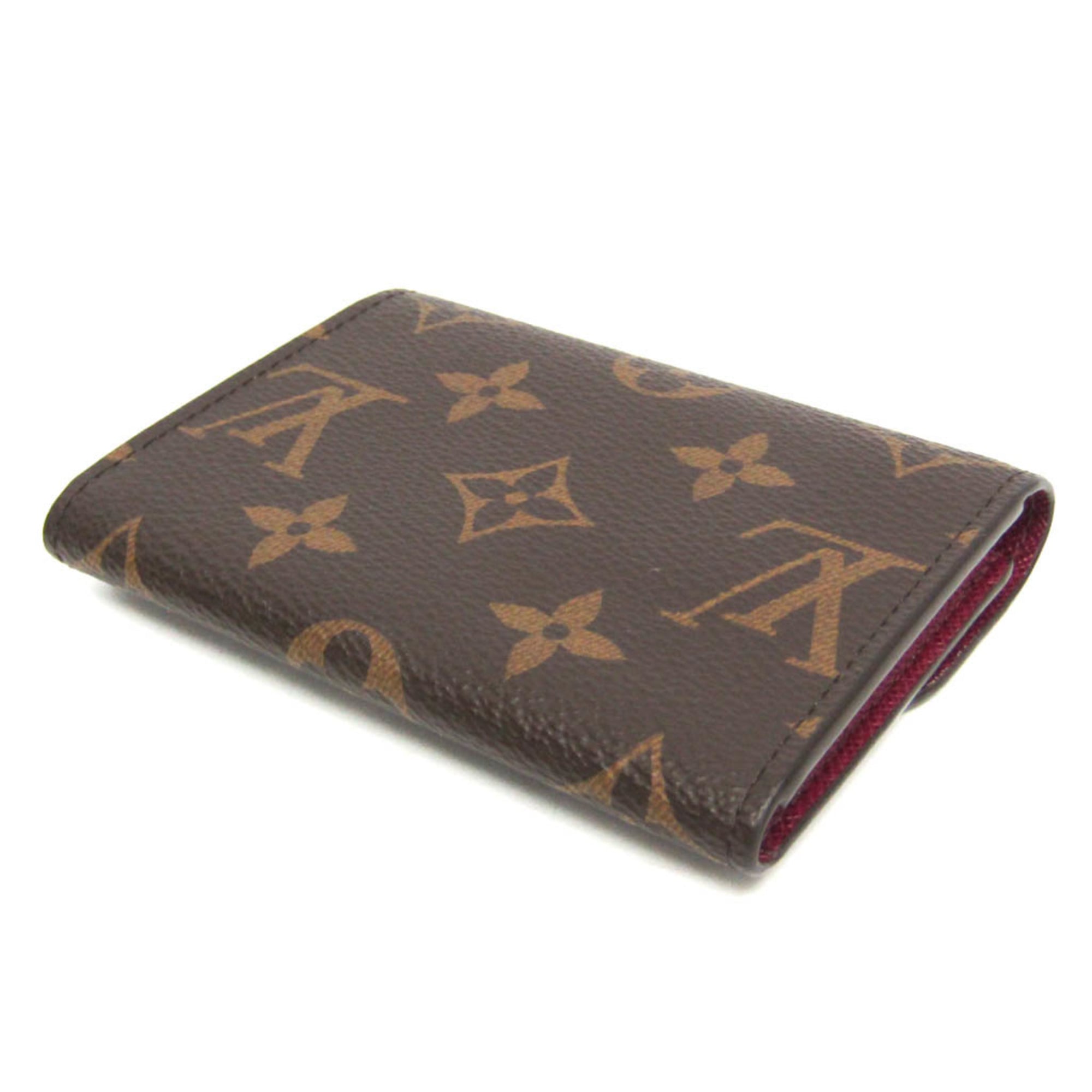 Louis Vuitton Monogram Rosalie Coin Purse M41939 Women's Monogram Coin Purse/coin Case Fuchsia,Monogram