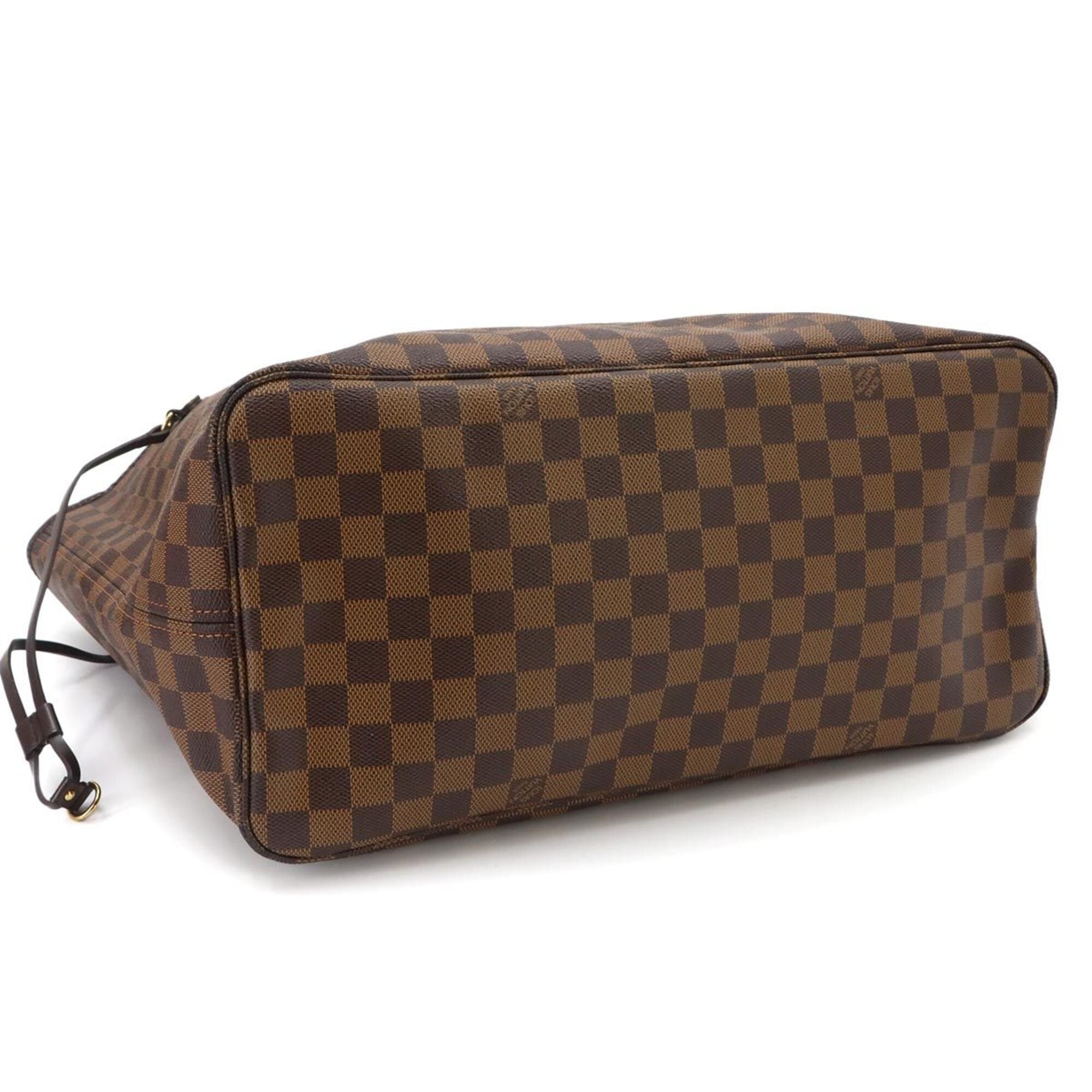 Louis Vuitton Neverfull GM Damier Tote Handbag, Ebene Cerise, N51106, Gold Hardware — Like New