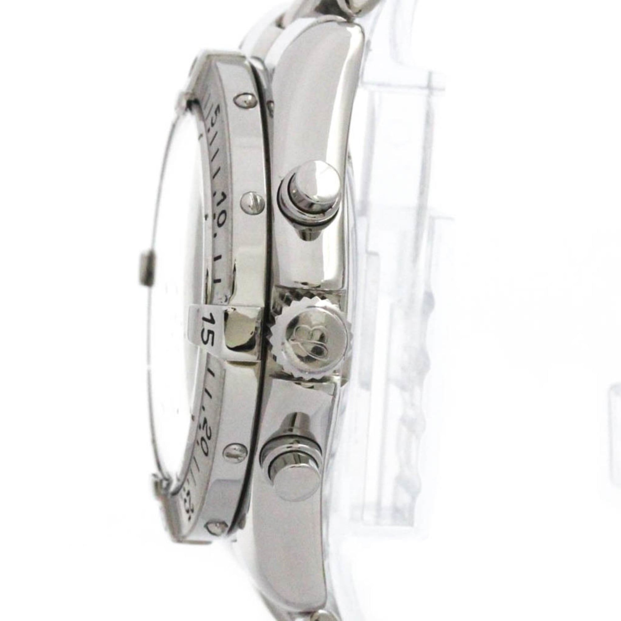 BREITLING Transocean Chronograph Steel Quartz Watch A53040.1 Polished — Good