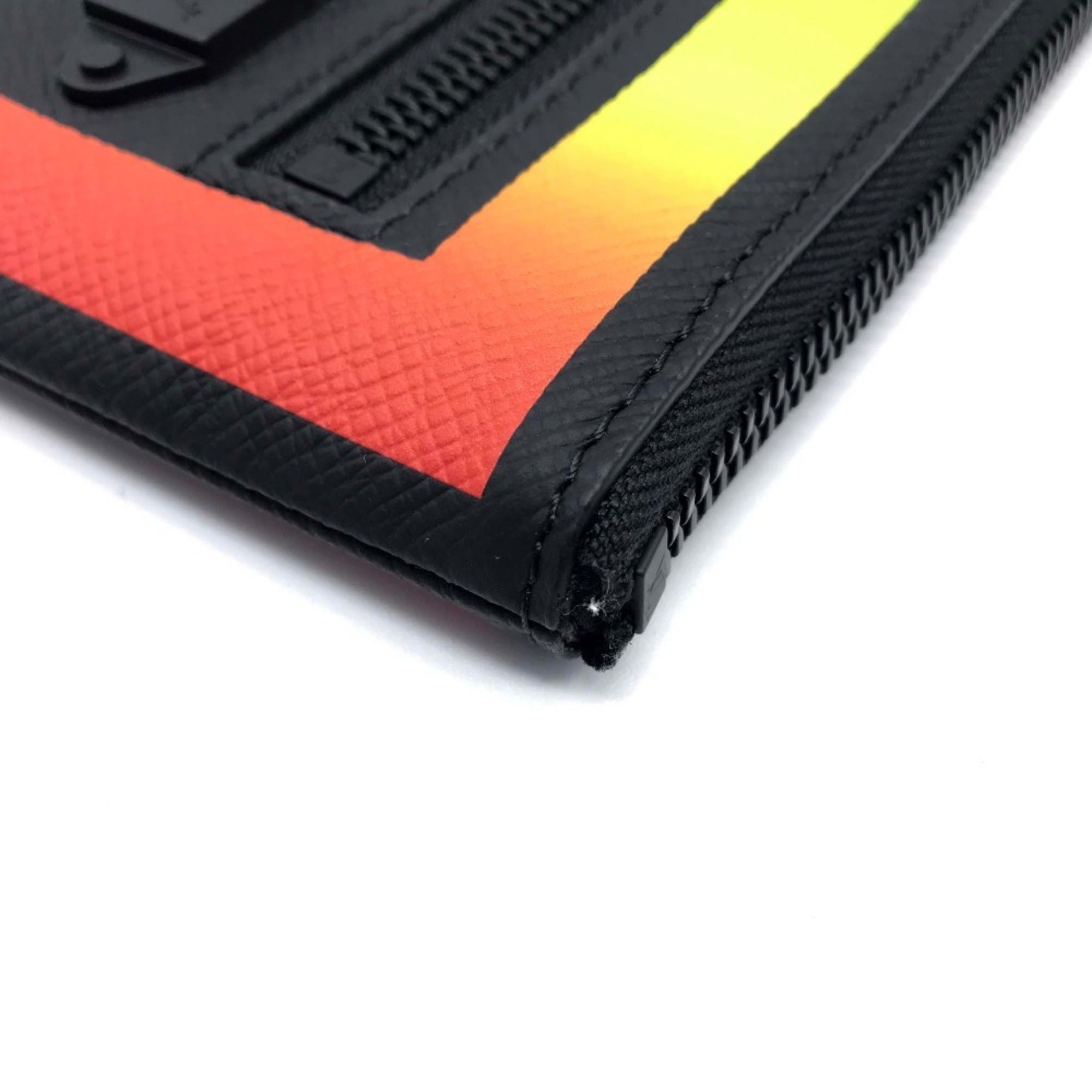 LOUIS VUITTON M30347 Taiga Pochette Chain Clutch Bag Leather Men's Noir x Rainbow G-200525-9 — New - Store Return