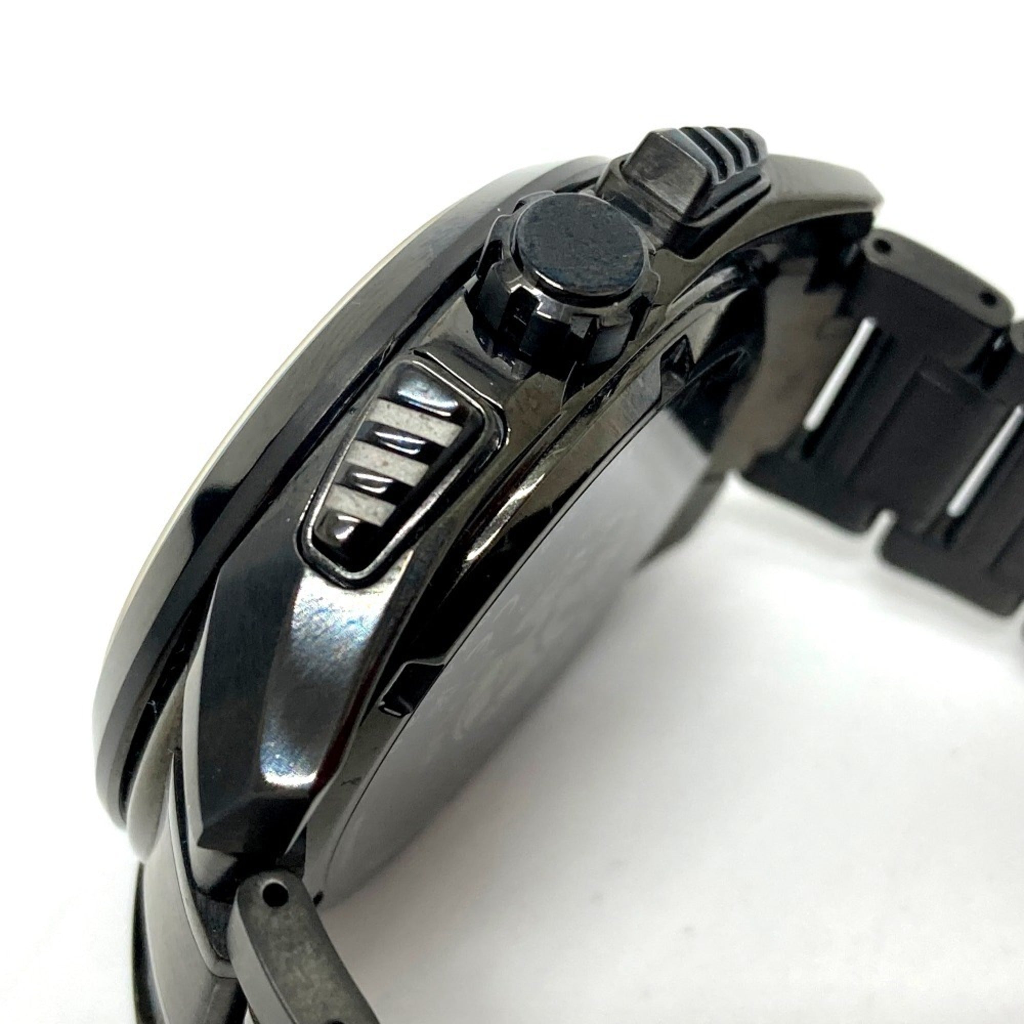 Seiko SBXC069/5X53-0AV0 Astron Global Line Day Date GPS Solar Radio-Controlled Wristwatch Titanium Men's Black — Good