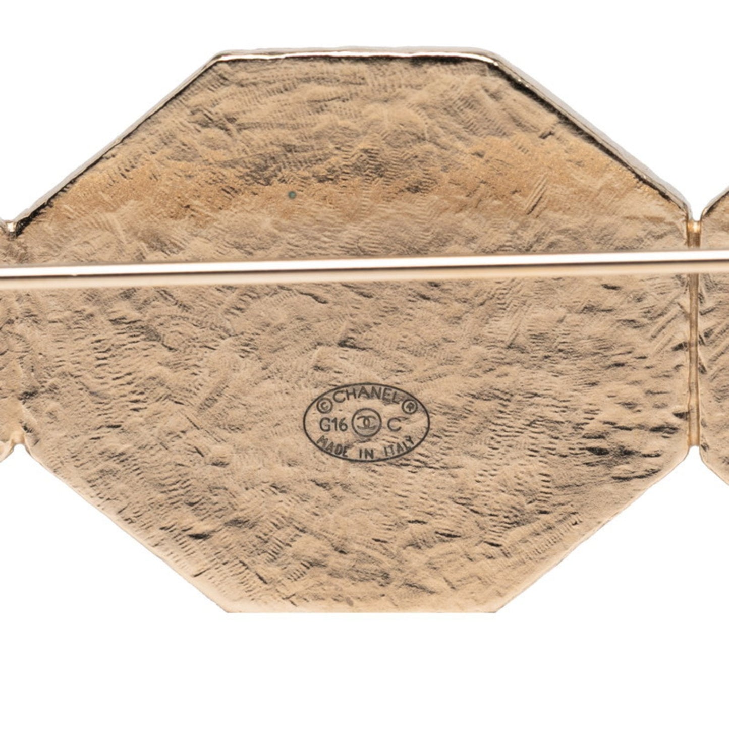 Chanel Coco Mark Brooch, Gold Plated with Faux Pearls, Women's, CHANEL