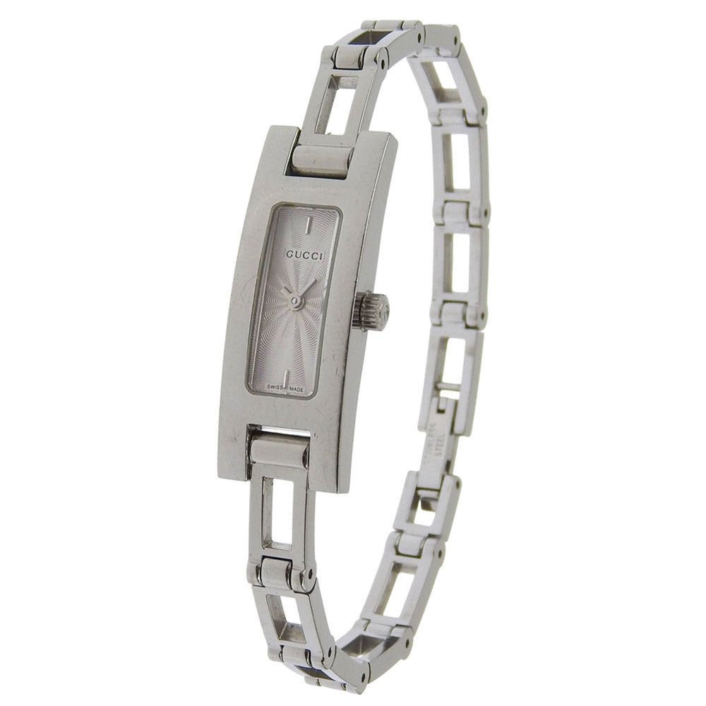 Gucci GUCCI watch 3900L stainless steel quartz analog silver dial women's — Good