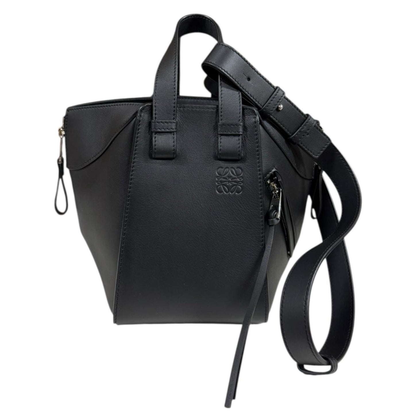 LOEWE Hammock Bag Compact Shoulder A538H13X10 Black Women's 2way