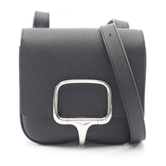 Hermes Della Cavalleria Mini Shoulder Bag/Handbag, Leather (Veau Epsom), Women's, Black — New - Store Return