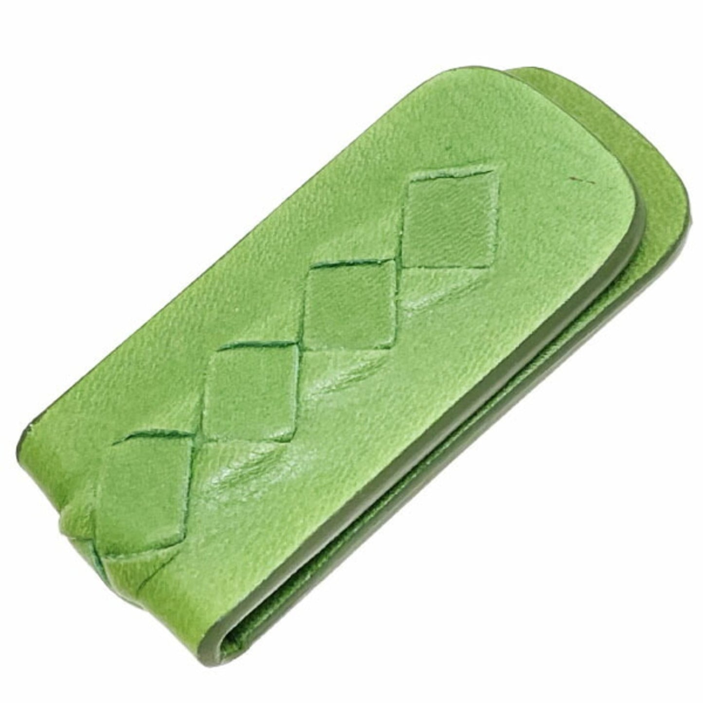 Bottega Veneta Money Clip, Intrecciato Nappa Leather, Green, 169719. BOTTEGA VENETA Men's Bill NN-16005.