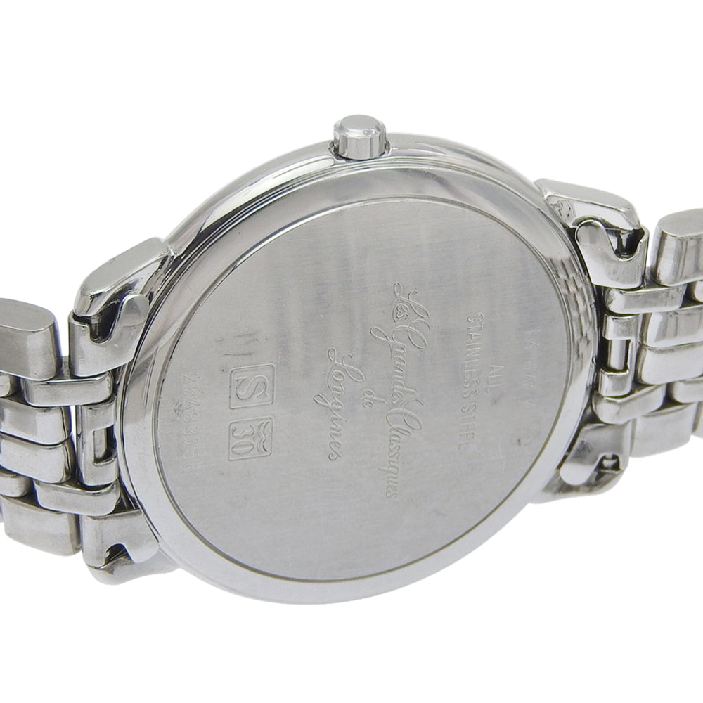 Longines Grand Classic L4.677.4 Stainless Steel Quartz Analog Watch with Gray Dial - Ladies — Good