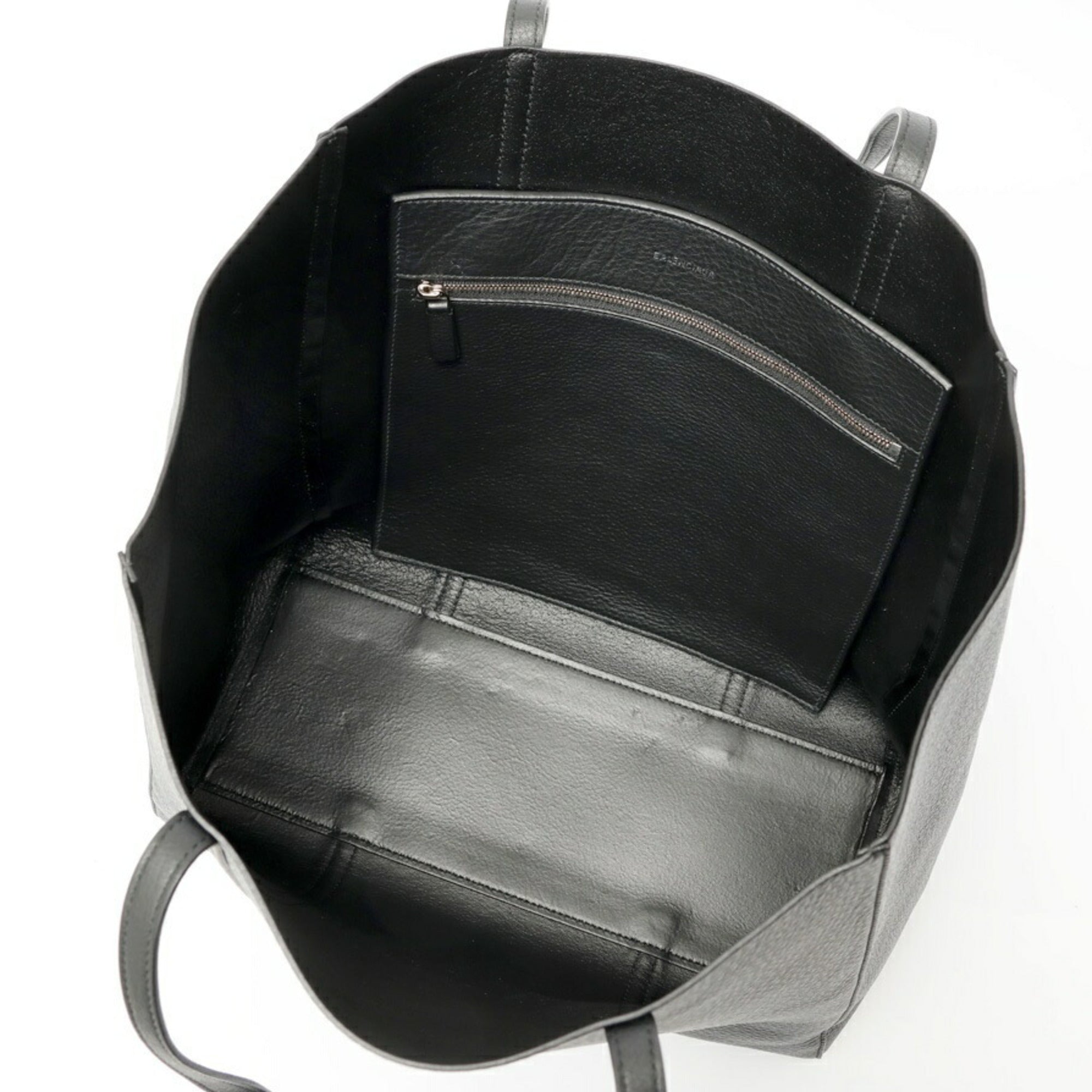 BALENCIAGA Everyday Tote S 551812 Leather Black E-158609