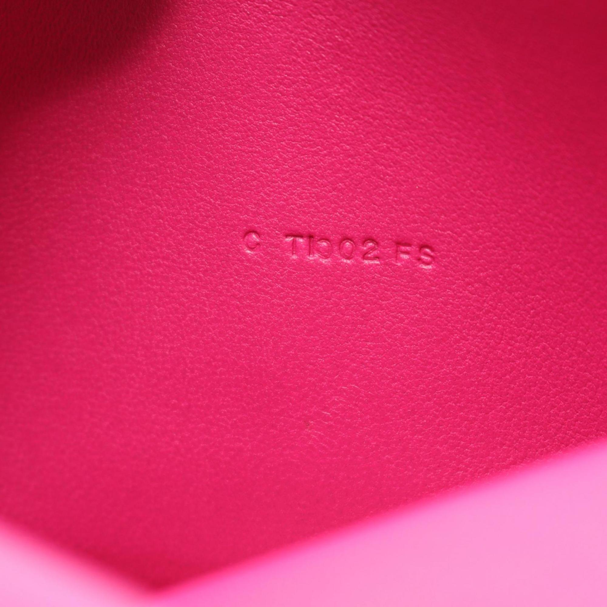 Hermes Hermès Dogon Long Bifold Wallet, Leather, Evercolor, Women's, Pink