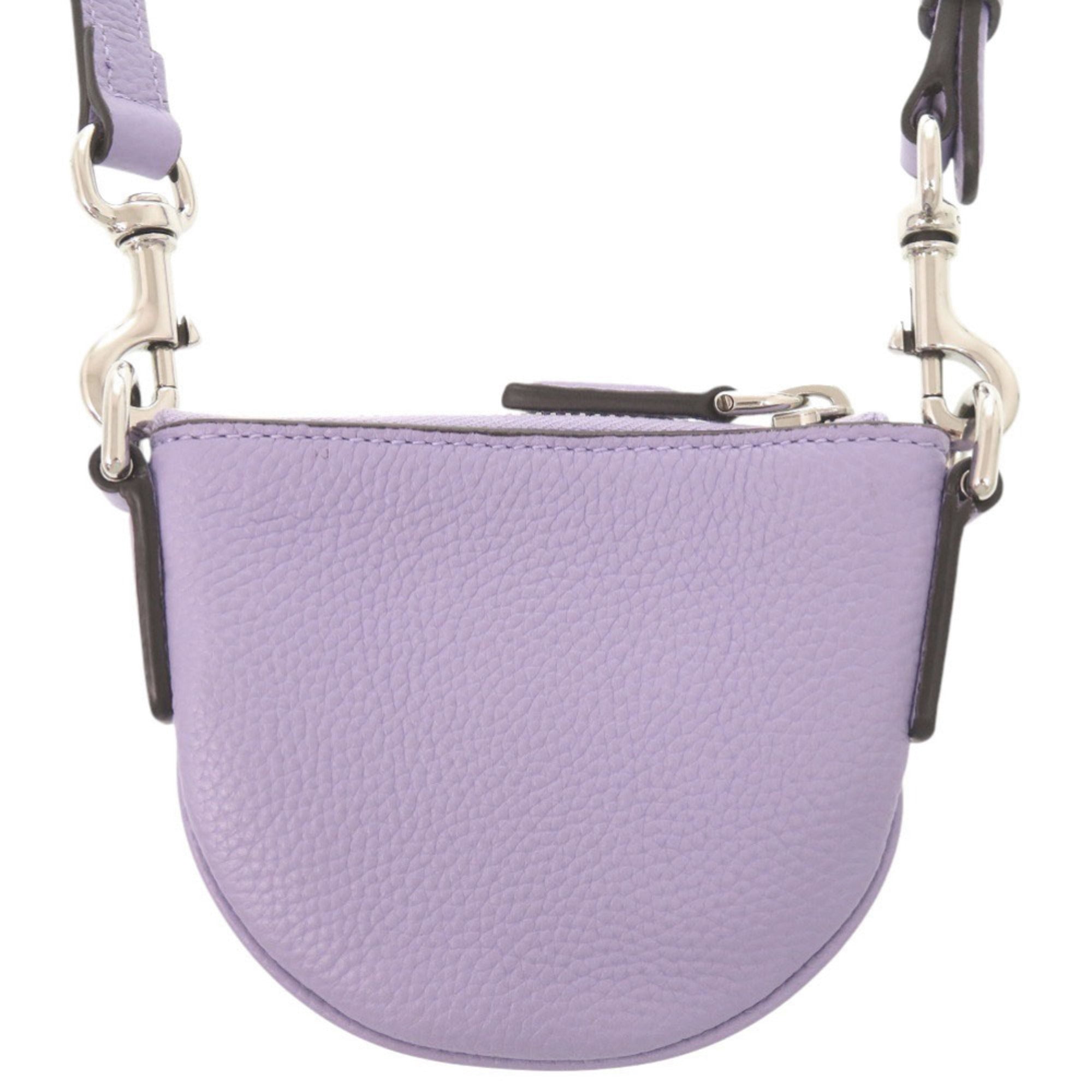 Unused Gucci logo 821831 leather purple micro mini shoulder bag 1478GUCCI — New - Store Return