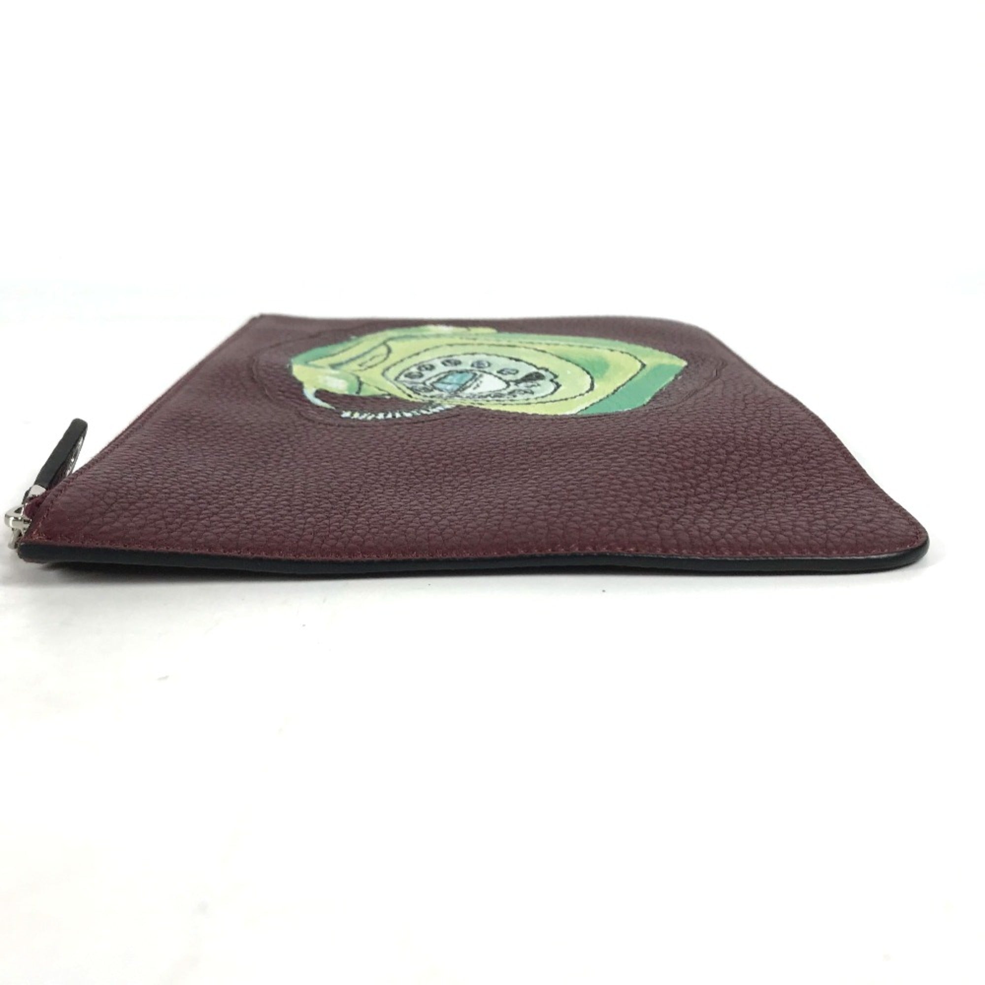 Fendi 7N0078 Pouch pouch Cluch Bag Clutch bag BrownBased — Like New