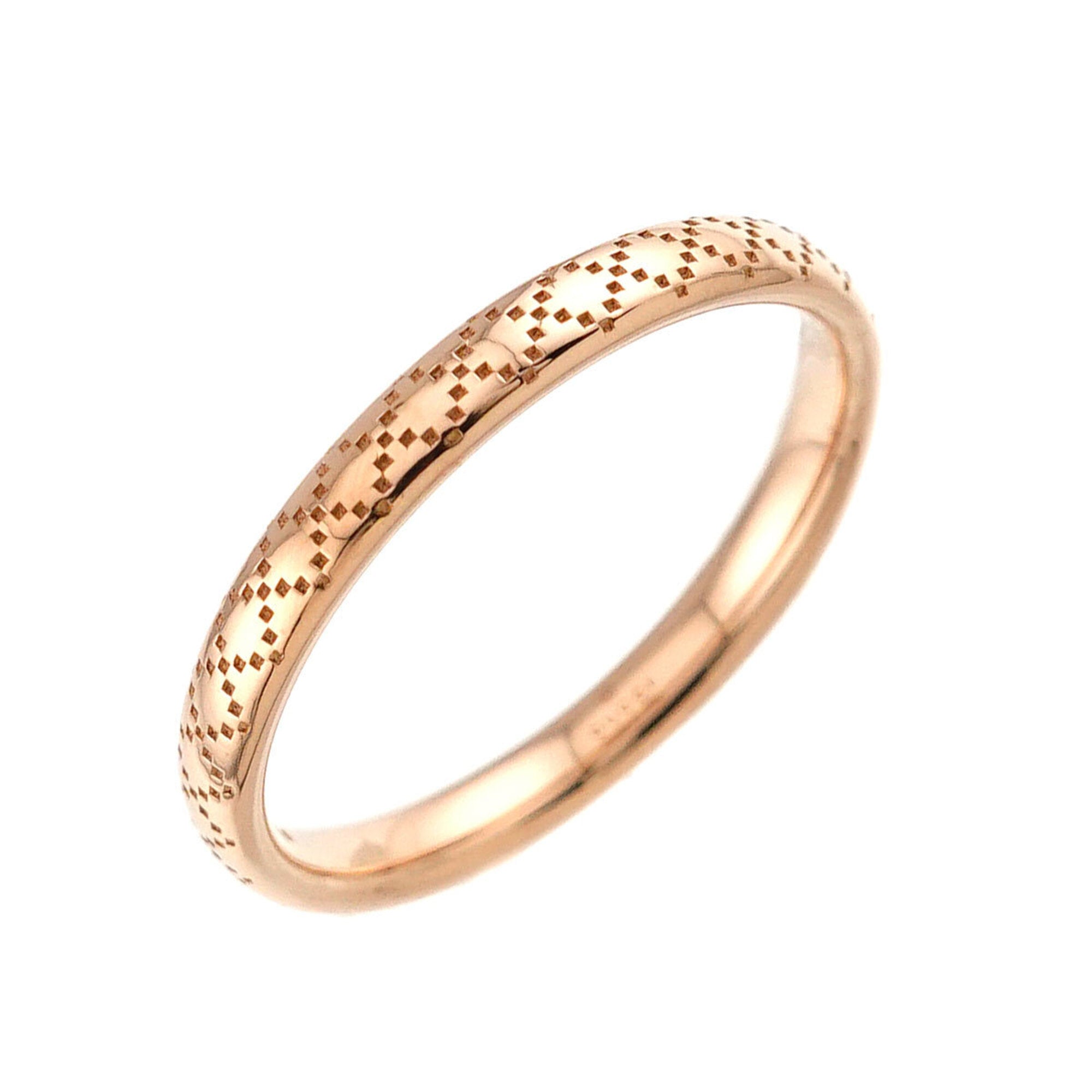 Gucci Diamantissima Ring #16, 18K PG Pink Gold 750 — Like New