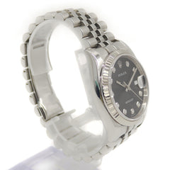 ROLEX Rolex Datejust 10P Diamond 116234G SS/WG Automatic Jubilee Bracelet Computer Dial — Good