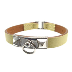 Hermes Rival Bracelet Swift Leather Jaune Poussin B Stamp (Made in 2023) 0727HERMES — Like New