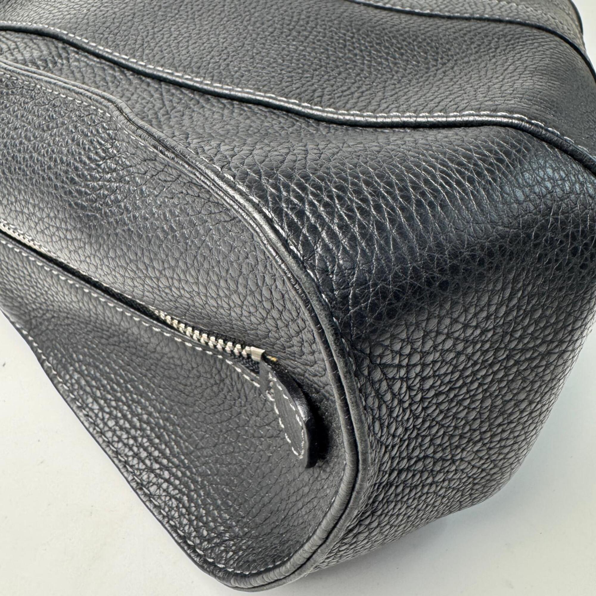 Loewe Senda Large Leather Handbag, Black, Women's — Like New
