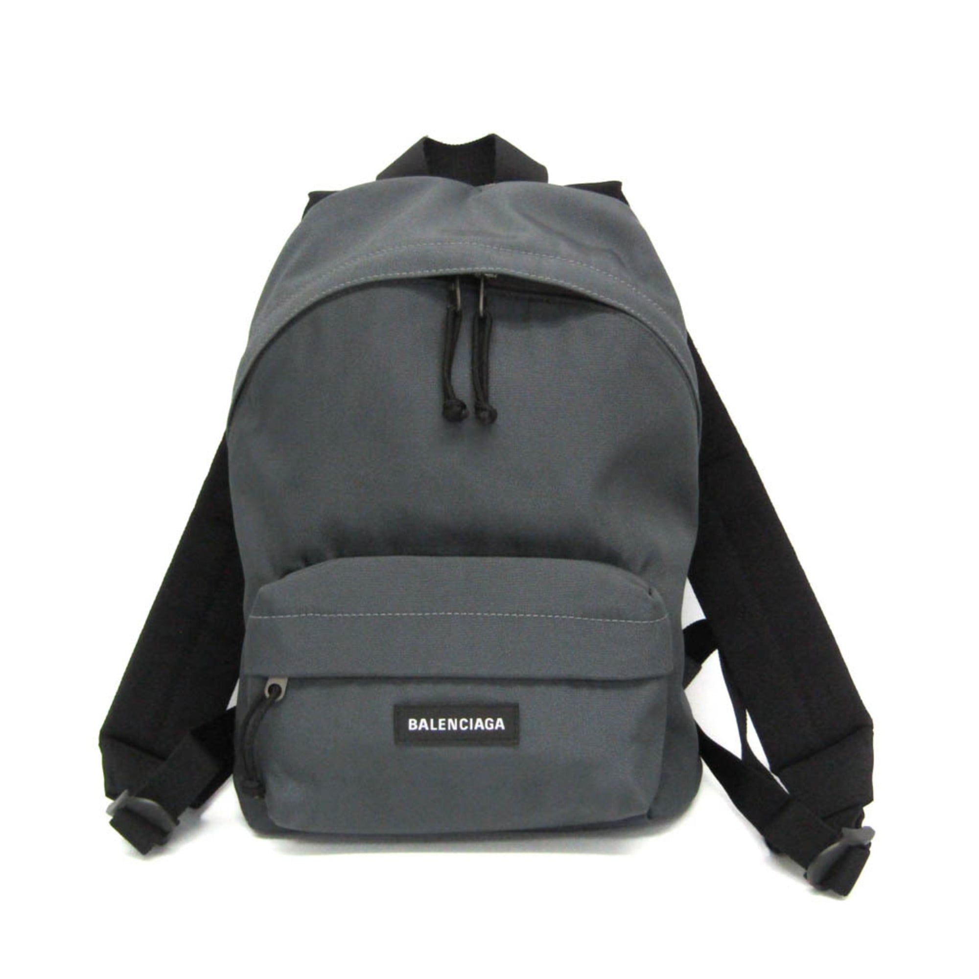 Balenciaga Explorer Backpack S 558163 Men,Women Nylon Backpack Black,Gray — Like New