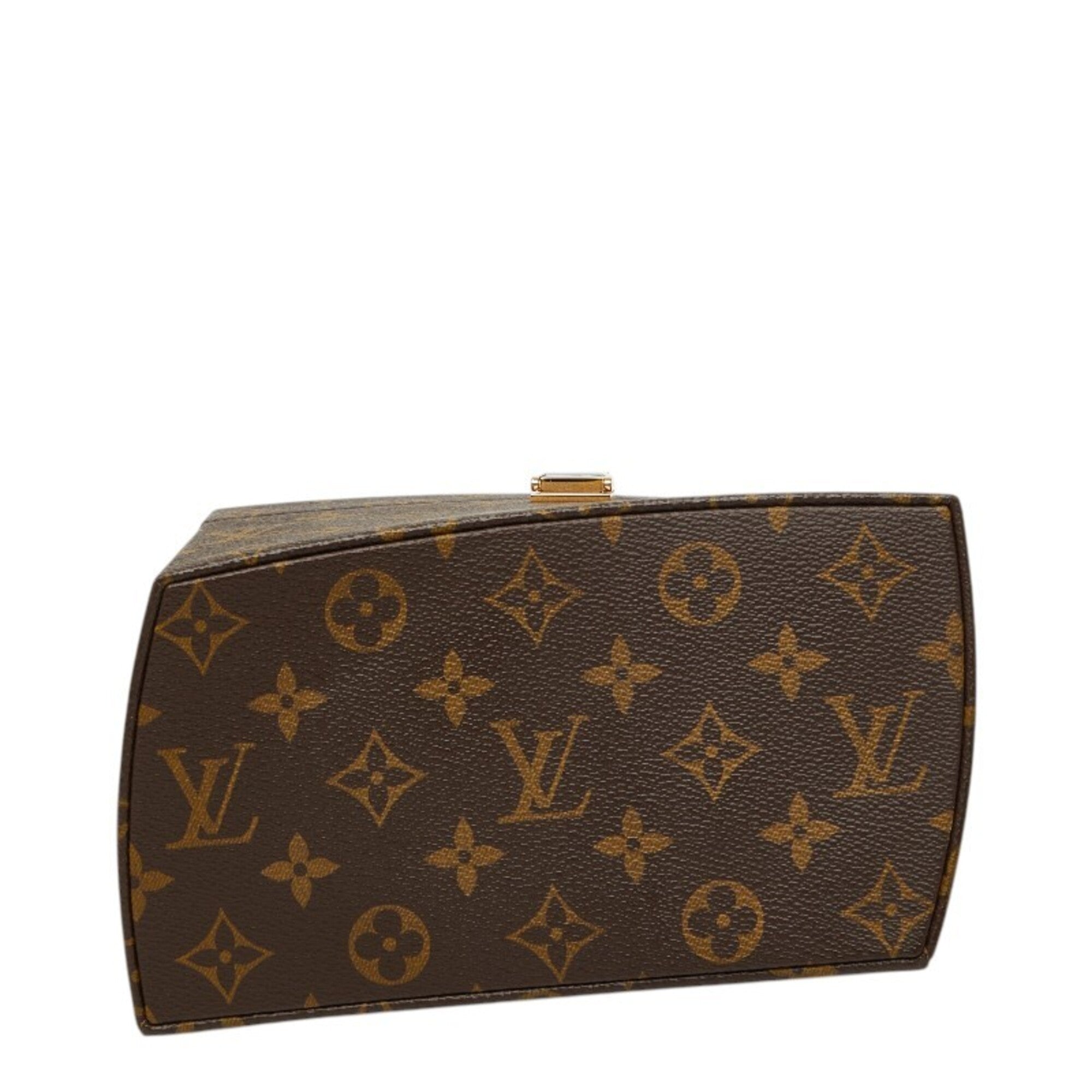 Louis Vuitton Twisted Box Shoulder Bag, Brown Leather, Women's LOUIS VUITTON — Like New