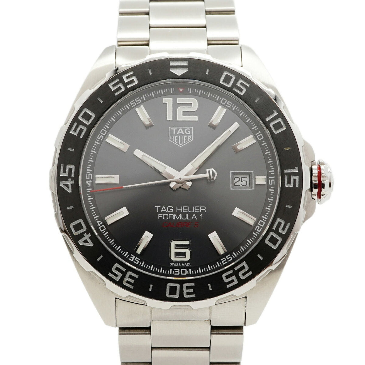 TAG Heuer Formula 1 Calibre 5 WAZ2011 Grey Dial Men's Watch — Good