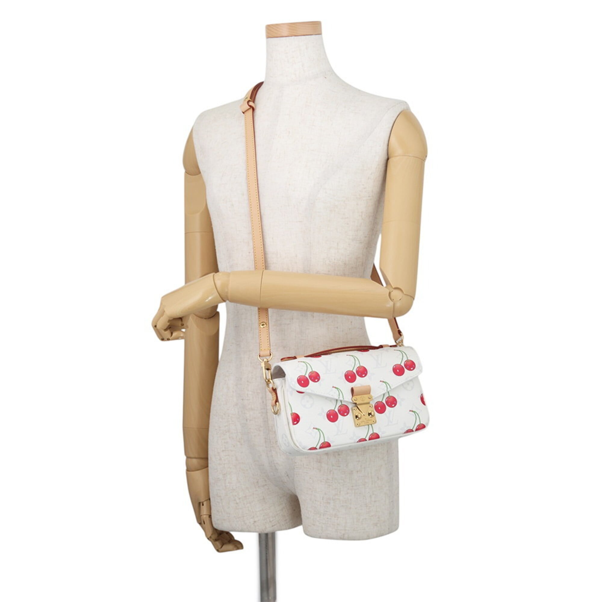 Louis Vuitton Shoulder Bag Monogram Cherry LV x TM Pochette Métis EW M14231 2-way Takashi Murakami Handbag Women's LOUIS VUITTON — Like New