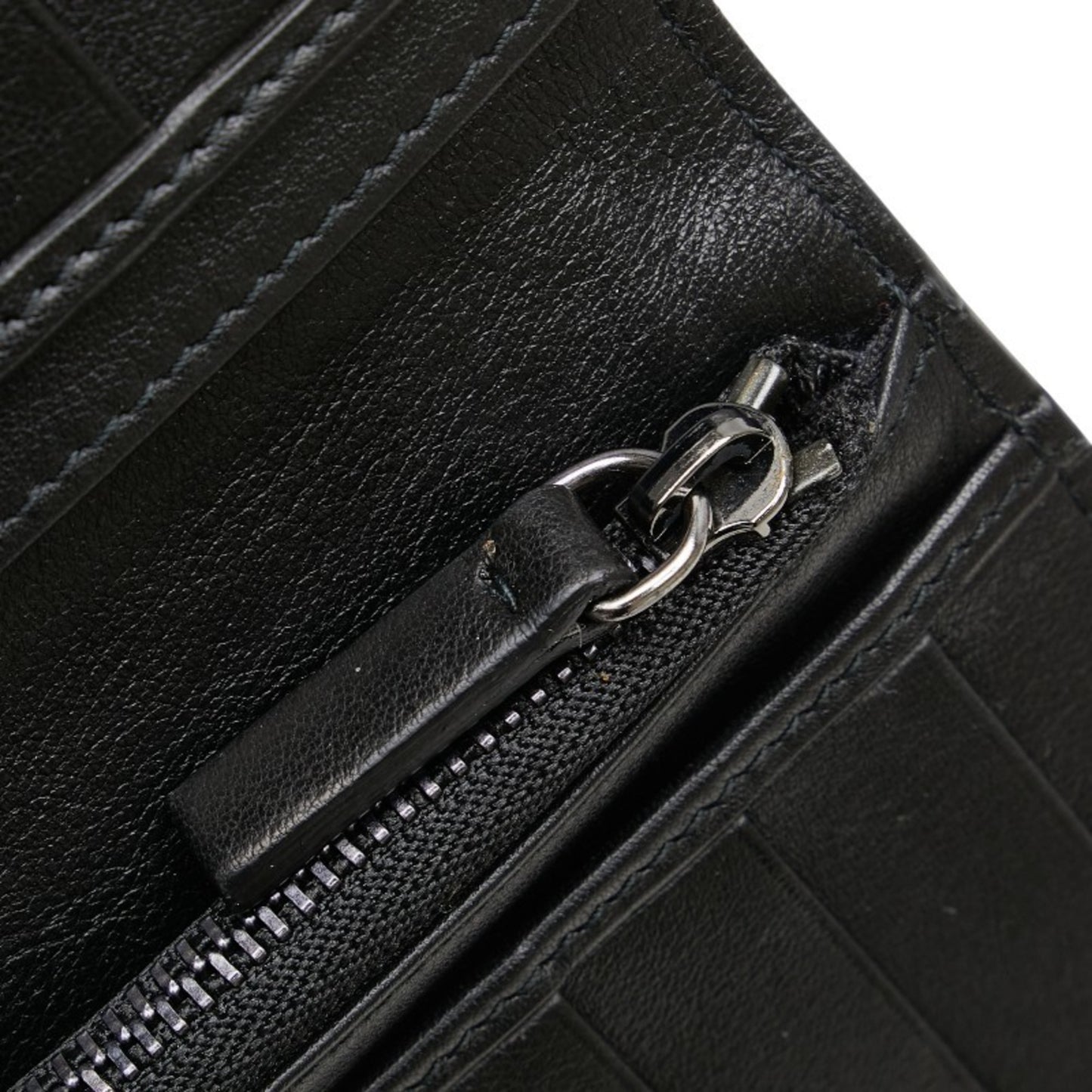 Jimmy Choo Star Studs Bifold Wallet Gray Leather Women's JIMMY CHOO