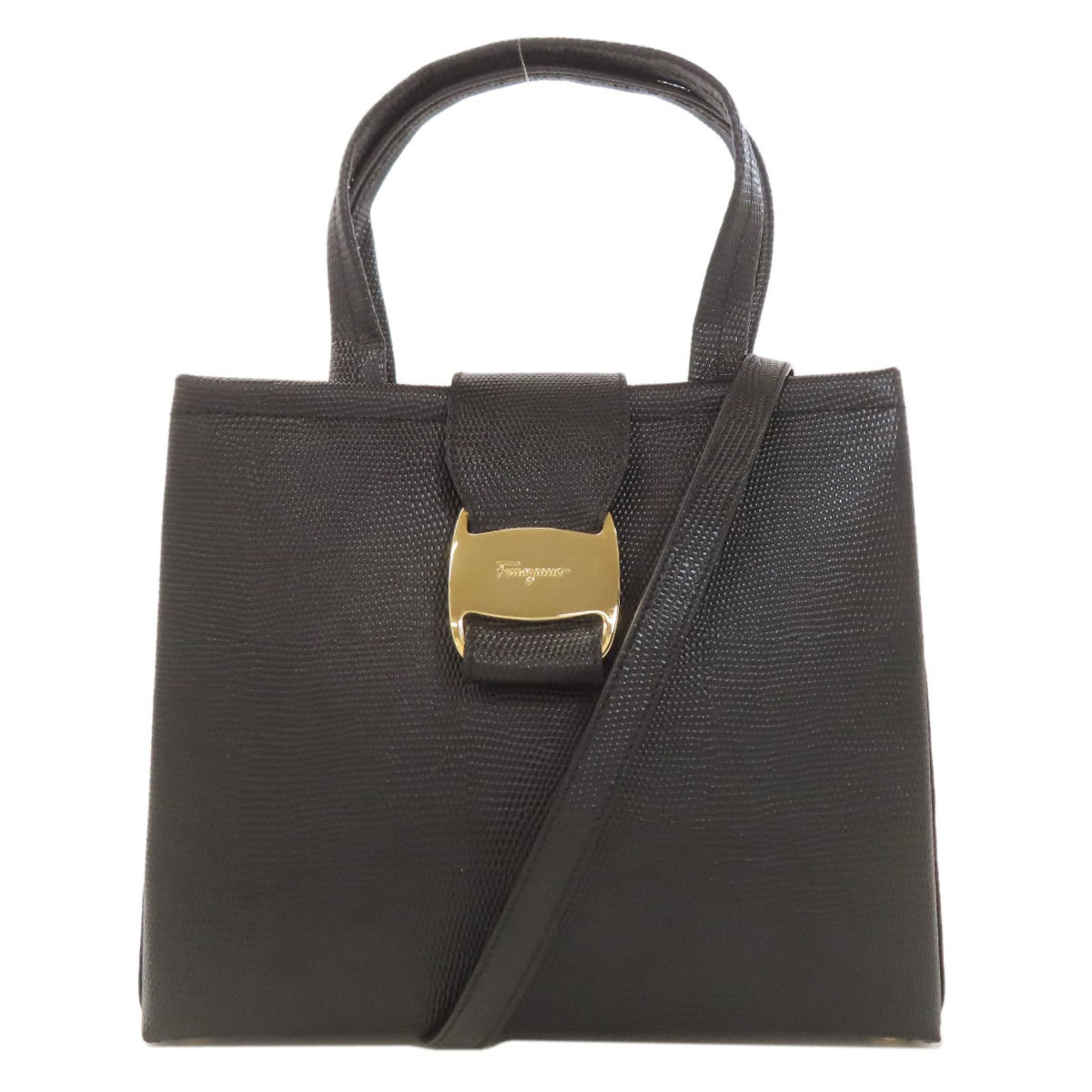 Salvatore Ferragamo Vara Ribbon 2-Way Leather Handbag for Women