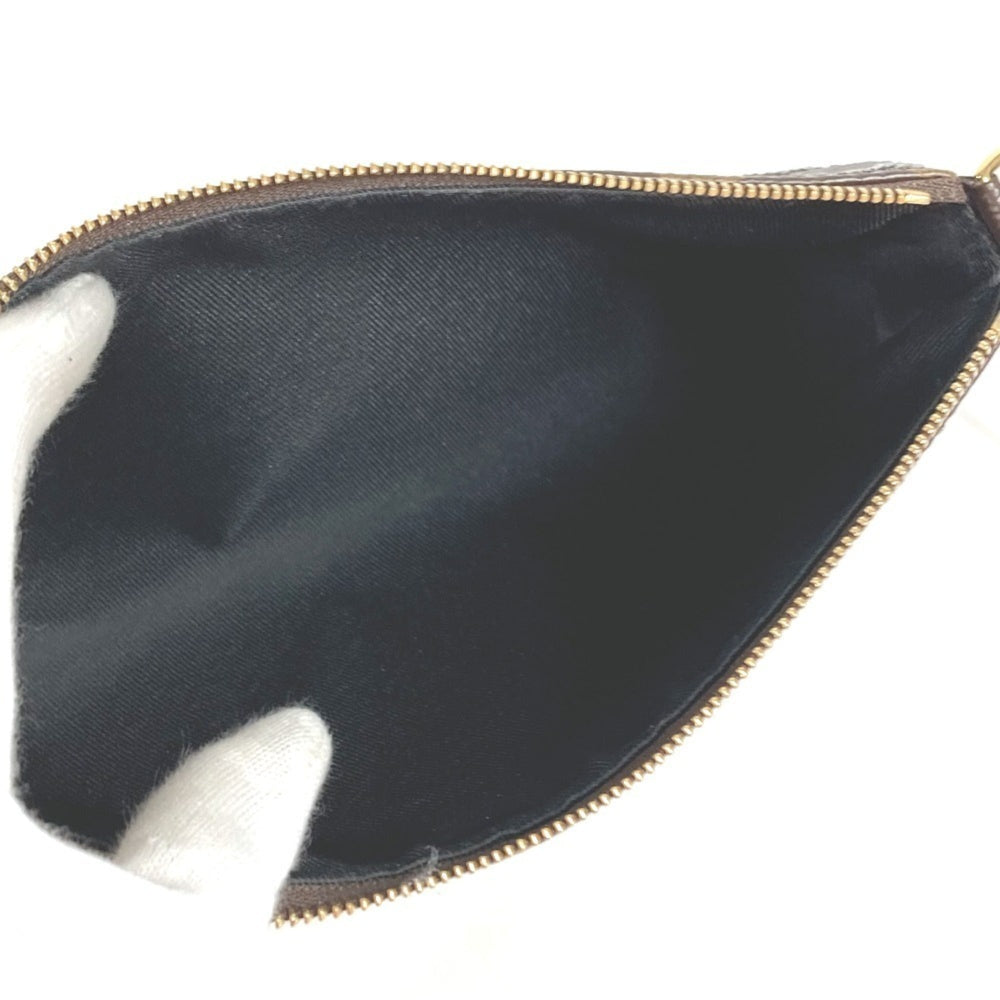 LOUIS VUITTON M26473 Monogram Sequin Pochette Accessoires Bag Accessory Pouch Shoulder Canvas Women's Brown Like New — Like New