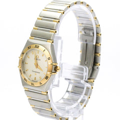 OMEGA Constellation 18K Gold Steel Ladies Watch 1362.30 Polished — Very Good