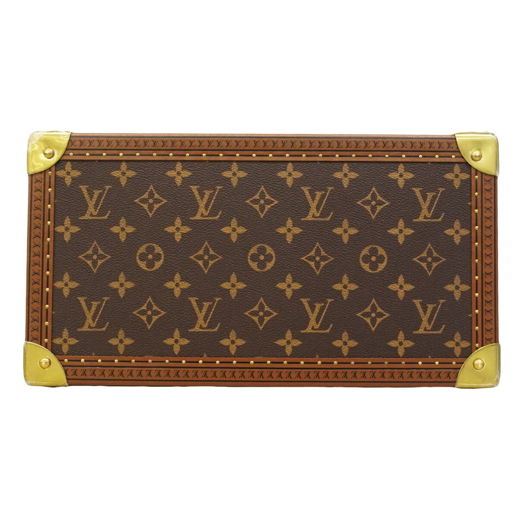 Louis Vuitton Monogram Watch Case, Coffret 8 Montres, Brown/Navy, Men's/Women's, P3276007 — Good