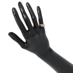 Chanel Coco Crush Medium Ring, 18K Pink Gold, Ring Size 47, J10817. (CHANEL ring) — Like New