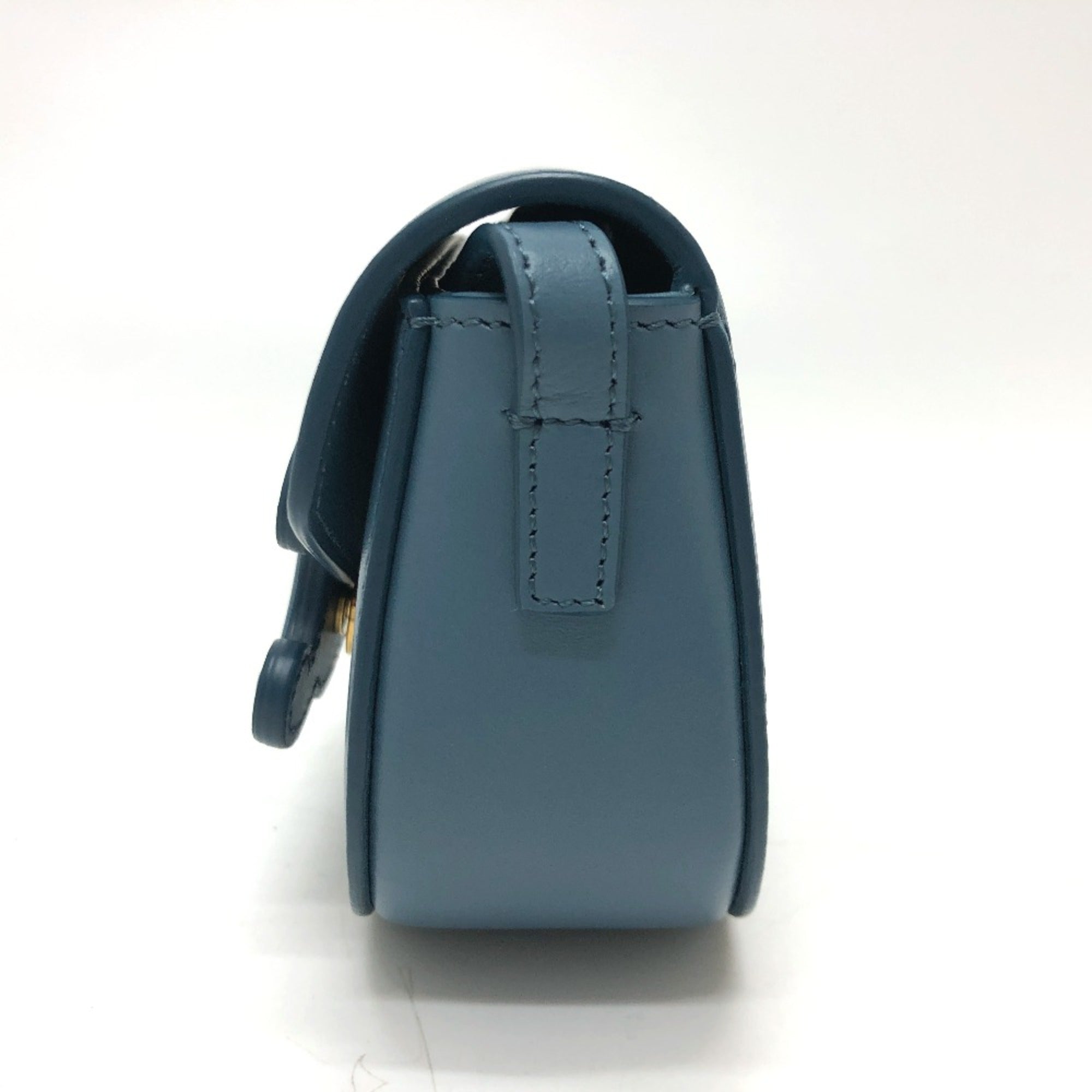 CELINE Triomphe Shoulder Bag blue — Like New