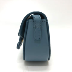 CELINE Triomphe Shoulder Bag blue — Like New