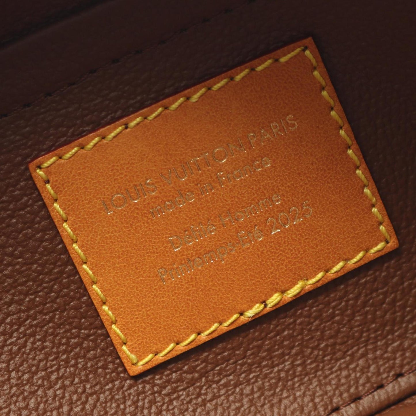 Louis Vuitton Locker Dopp Kit LV Birds Damier Second Bag/Clutch Bag, Coated Canvas and Leather, Men's, Brown Multicolor, N00151