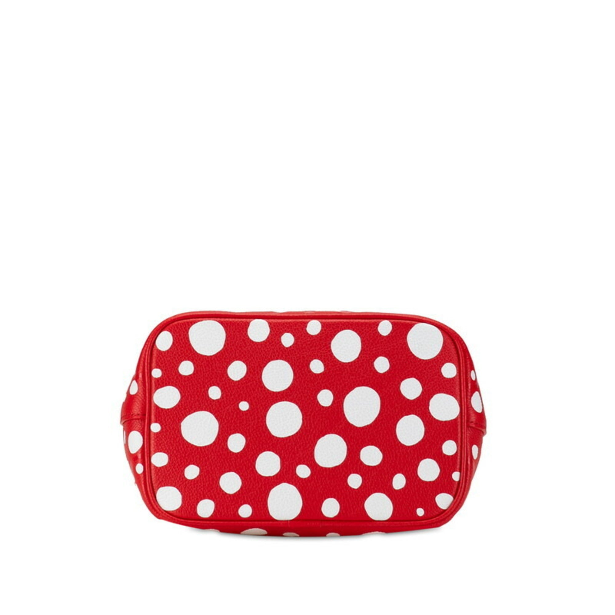 Louis Vuitton LV x YK Yayoi Kusama Monogram Empreinte NeoNoe BB Limited Edition Handbag Shoulder Bag M46413 Red White Leather Women's LOUIS VUITTON — Like New