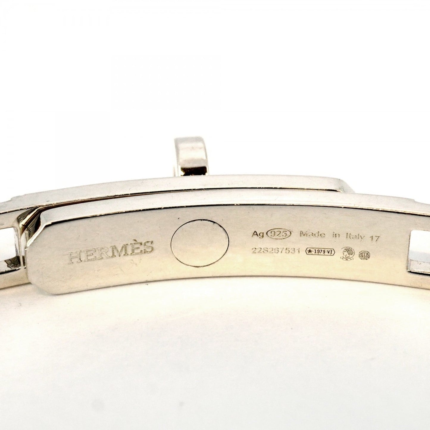 Hermes Hermès Kelly Chaine Double Tour Bracelet in 925 Sterling Silver for Men and Women