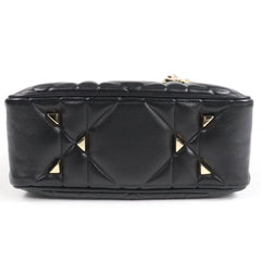 Christian Dior Cannage Lady 95.22 Mini Lambskin 2-Way Handbag/Shoulder Bag, Black, Gold Hardware, Dust Bag Included, Made in Italy — Like New
