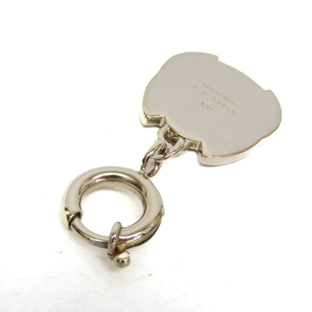 Gucci Metal Keyring Charm Silver,Light Green Owl charm — Like New