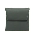 Hermes Bastia Men,Women  Evercolor Leather Coin Purse/coin Case Gray