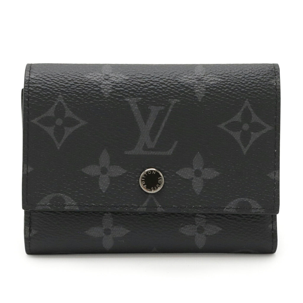 LOUIS VUITTON Monogram Eclipse Victor Tri-fold Wallet M12598