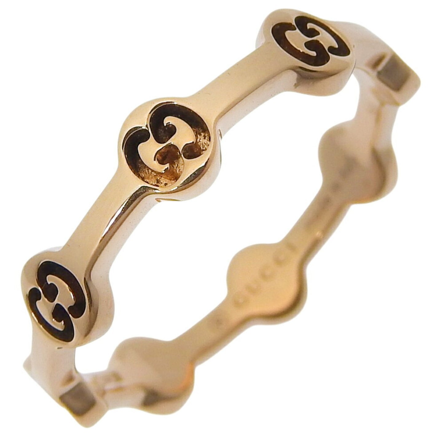 Gucci GG Ring, Size 12.5, 18K Pink Gold, Approx. 2.3g, Women's, I170325004
