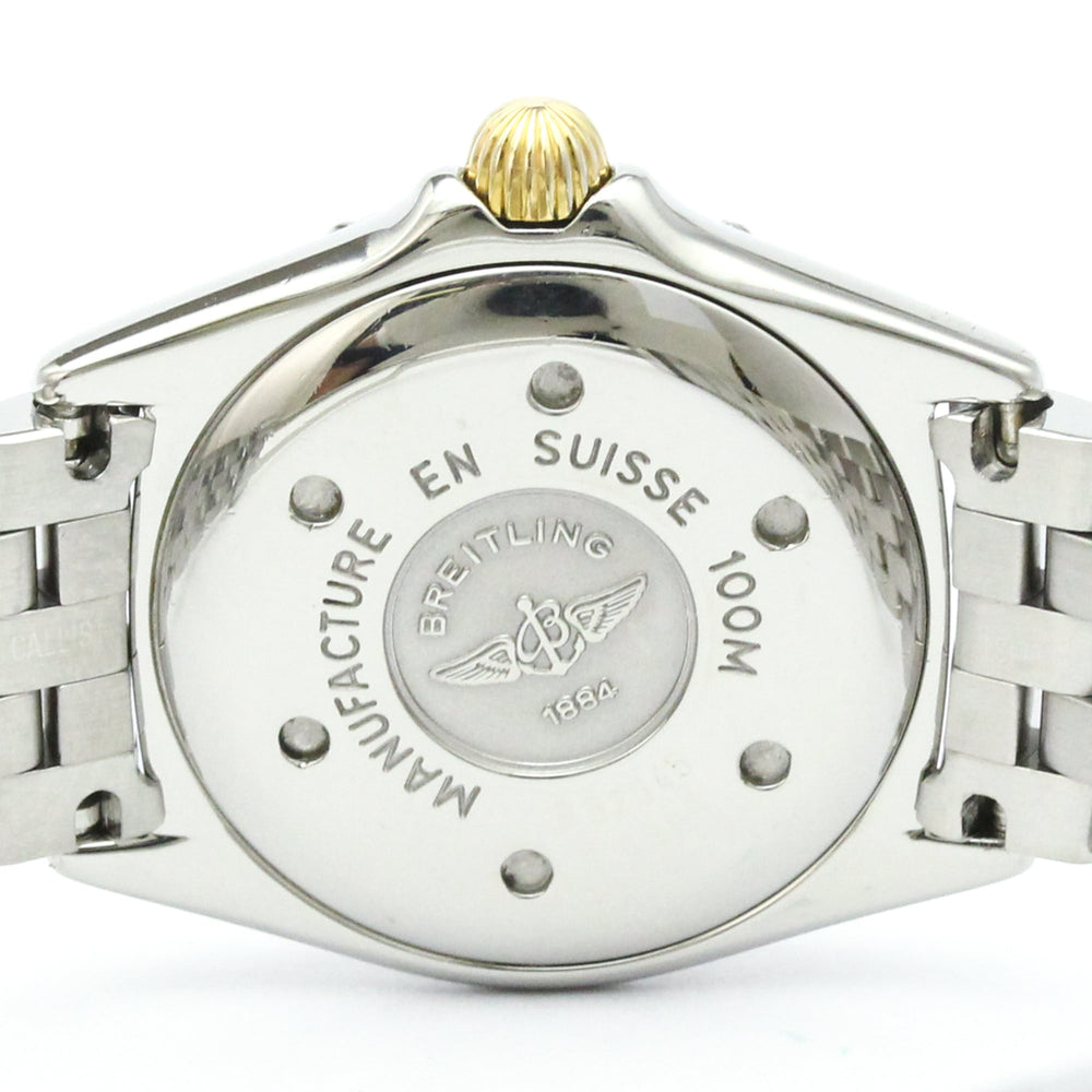 BREITLING Callistino 18K Gold Steel Ladies Watch B52045 Polished — Very Good