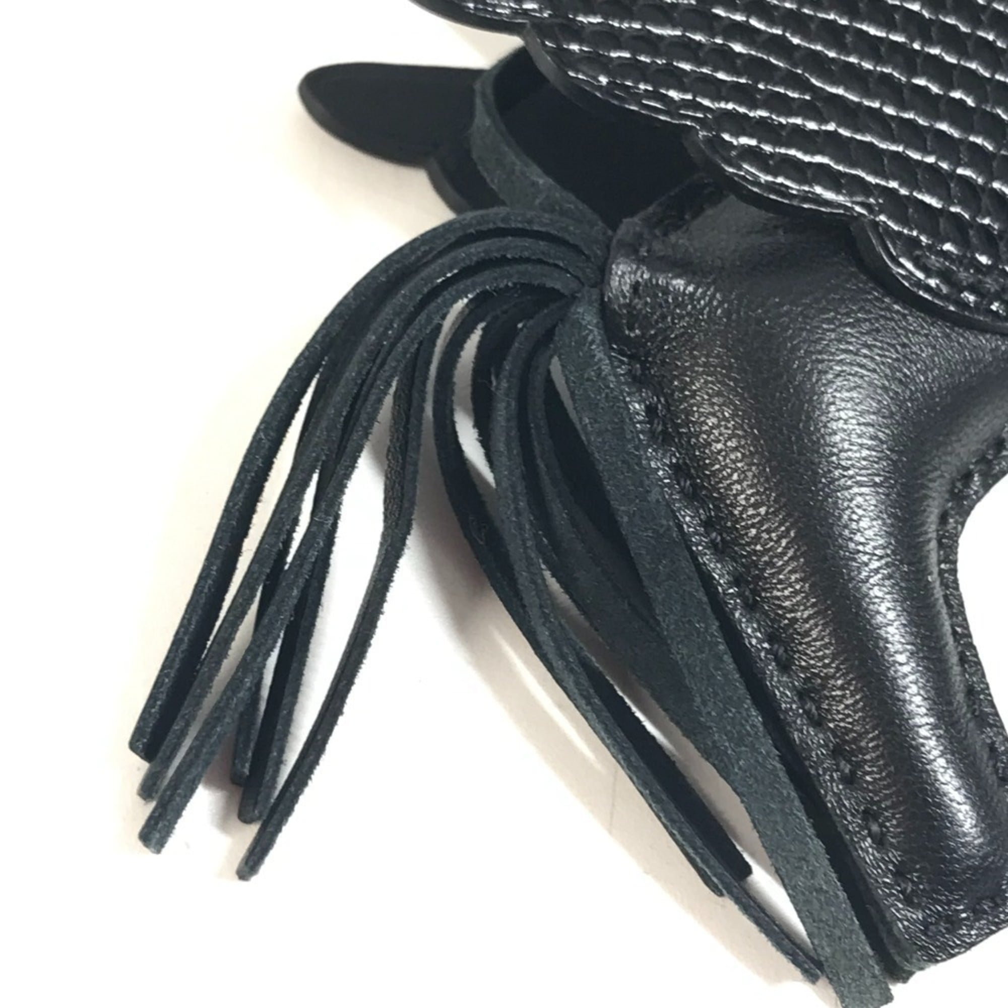HERMES Hermes Horse Cheval So Black All Rodeo Pegasus PM Touch Accessory Bag Charm Keychain Agneau Milo Men's Women's — Like New