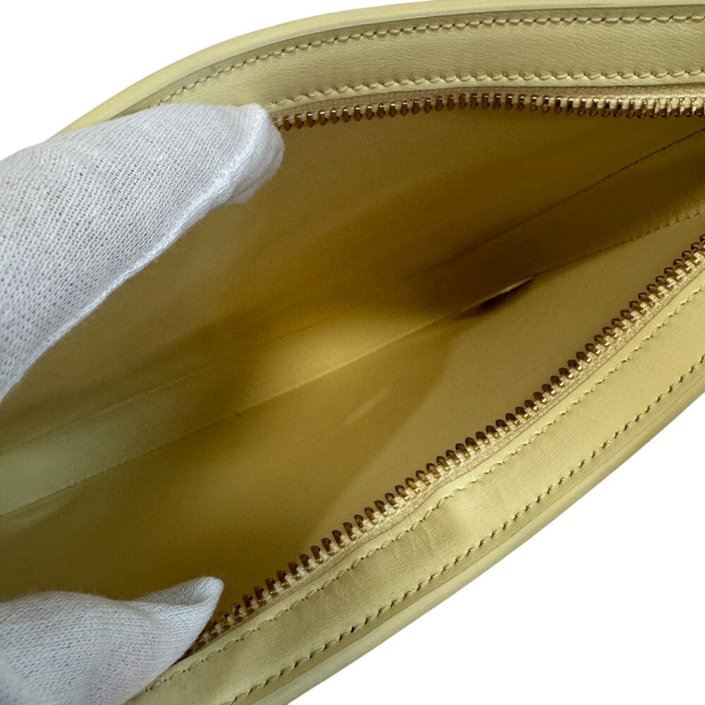 CELINE Celine Croc Bag Medium Shoulder Yellow — Like New