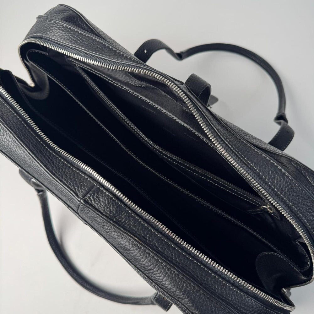 Loewe Senda Large Leather Handbag, Black, Women's — Like New